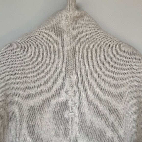 Kristensen Du Nord Cashmere Merino Wool Blend Gray Funnel Neck Sweater Size S - Picture 8 of 16